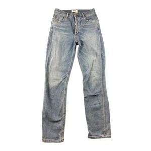 Agolde‎ Nico Jeans Women 26 Blue Denim High Rise Slim Straight Leg USA Made